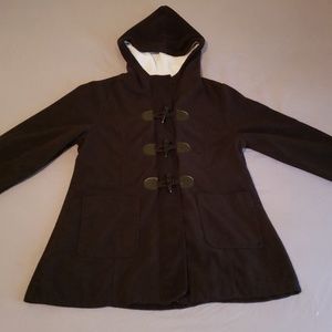 Black Fleece Shark Tooth Jacket